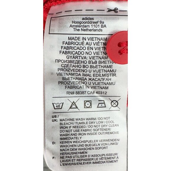 Adidas Aeroready Polo Shirt S Red Golf Rib Tennis Activewear Lightweight GK7012 - Picture 9 of 10